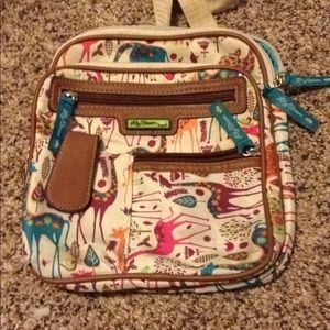 Lily bloom giraffe cross body